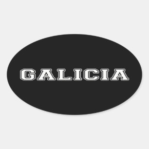 Galicia Oval Sticker