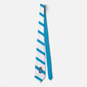 Galicia Spain flag Neck Tie