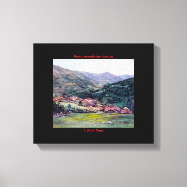 Galician/Galician landscape Canvas Print (Front)