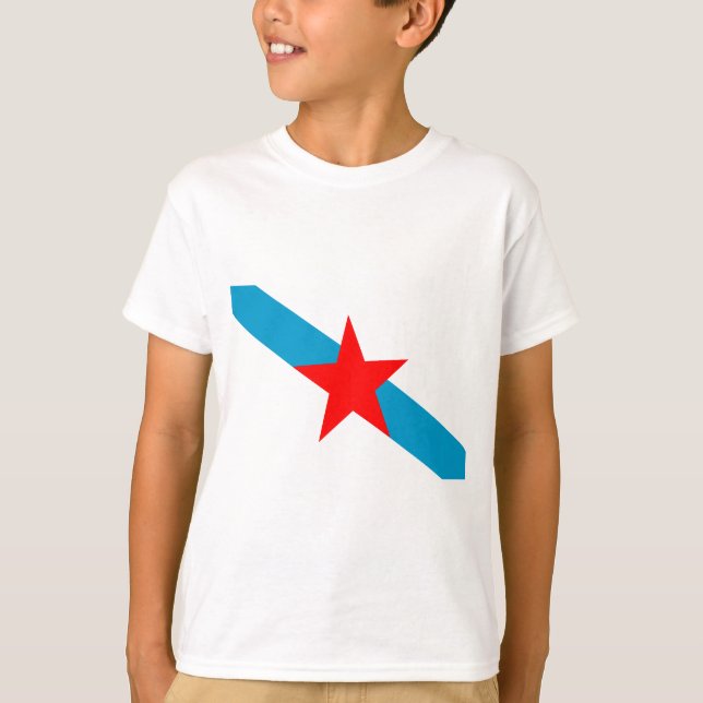 galician-nationalism-Flag T-Shirt (Front)
