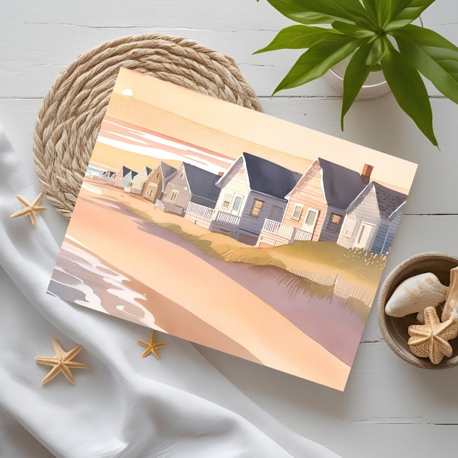 Galilee by the Sea | Rhode Island Beach Watercolor Postcard (Creator Uploaded)