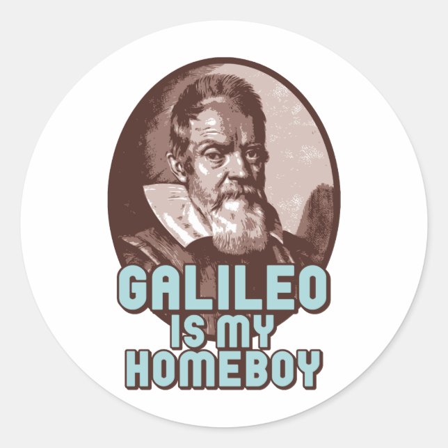Galileo Classic Round Sticker (Front)