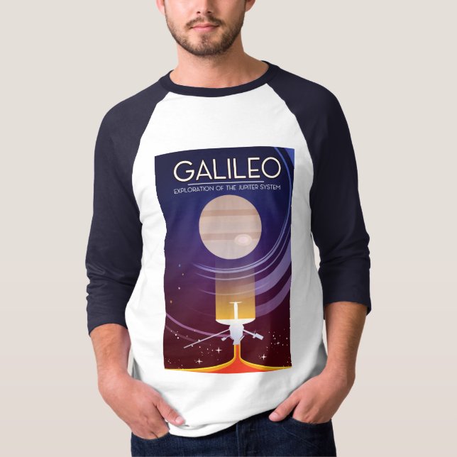 Galileo - Exploration of the Jupiter system T-Shirt (Front)
