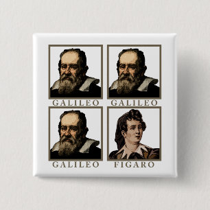 Galileo Figaro 15 Cm Square Badge