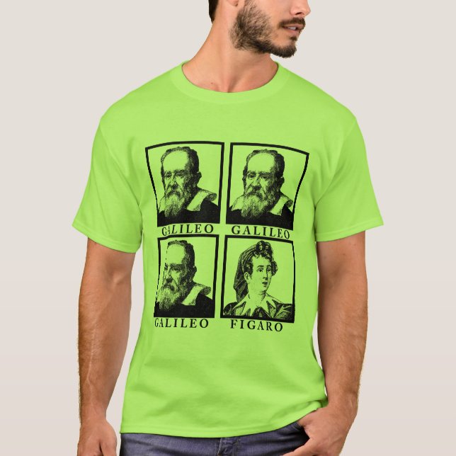 Galileo Figaro BW T-Shirt (Front)