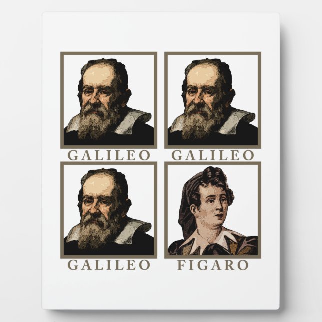 Galileo Figaro Plaque (Front)