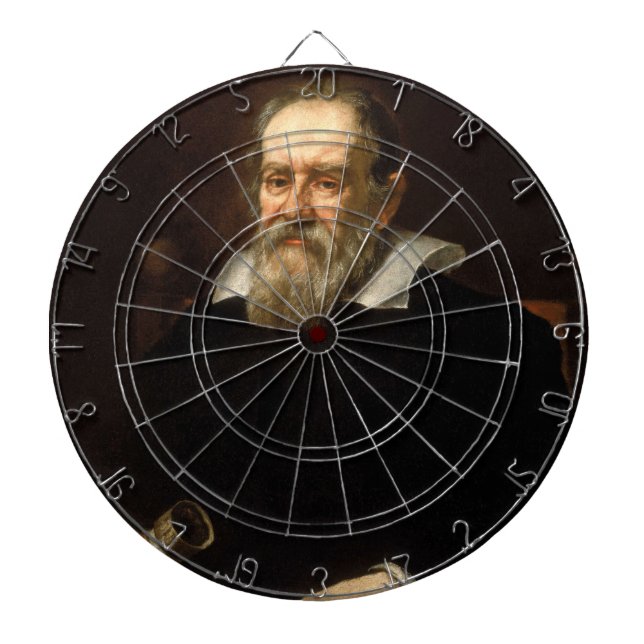 Galileo Galilei: Father of Science & Astronomy Dartboard (Front)