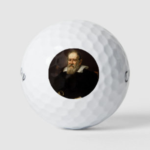Galileo Galilei: Father of Science & Astronomy Golf Balls