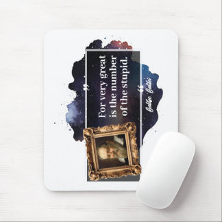 Galileo Galilei Great number of the stupid  Mouse Pad
