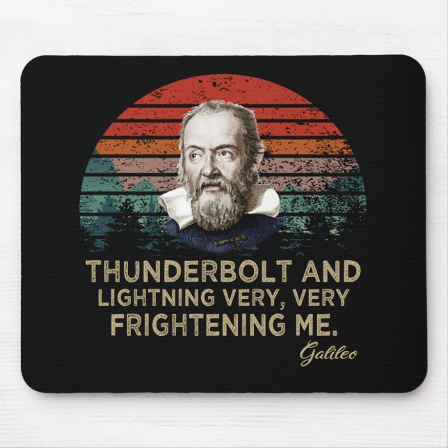 Galileo Galilei Mouse Pad (Front)