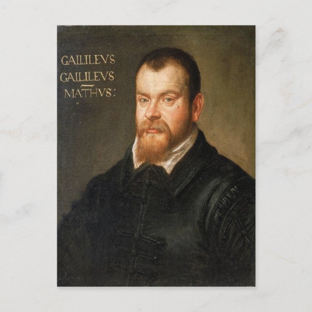 Galileo Galilei Postcard (Front)
