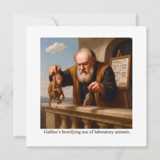 Galileo’s horrifying use of laboratory animals. invitation