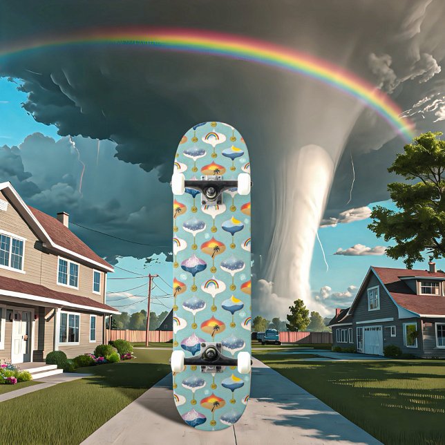 Galileo Thermometer blue Skateboard (Creator Uploaded)