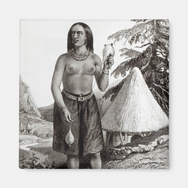 Galla Woman Magnet (Front)