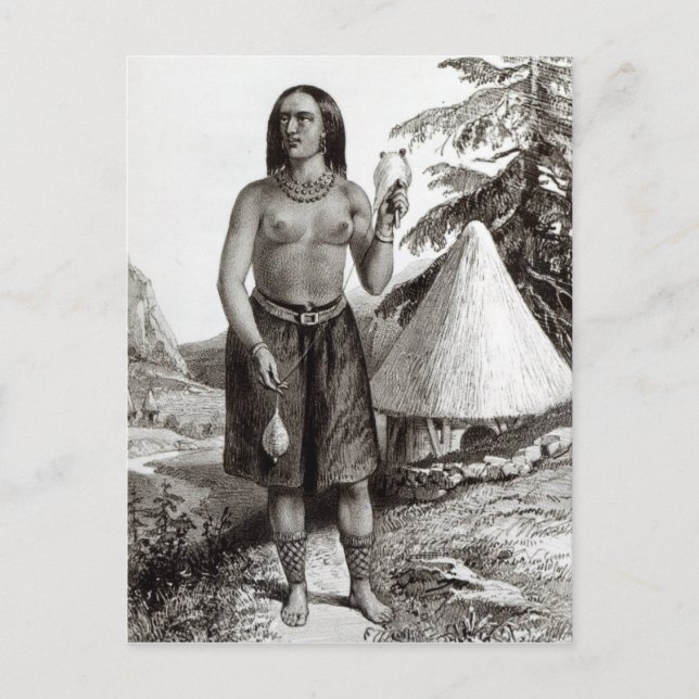 Galla Woman Postcard (Front)