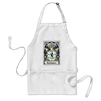 Gallagher Family Crest Standard Apron