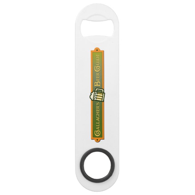 Gallagher's Beer Guide Bottle Opener (Front)
