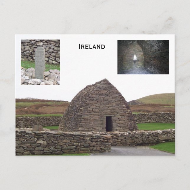 Gallarus Oratory, Kerry, Ireland Postcard (Front)