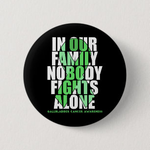 Gallbladder And Bile Duct Cancer Awareness Support 6 Cm Round Badge
