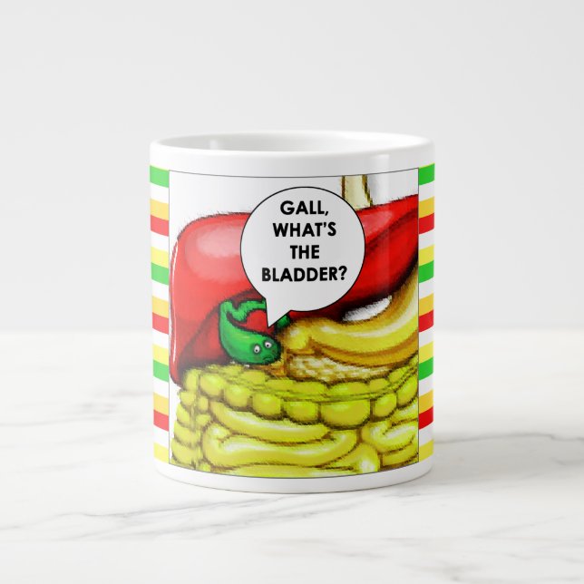 Gallbladder Surgery Large Coffee Mug (Front)