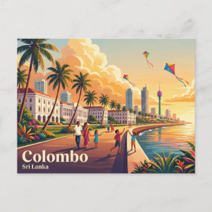 Galle Face Green Sri Lanka Postcard