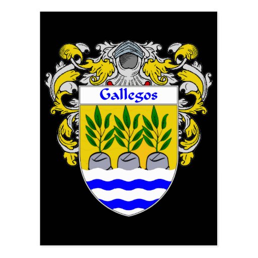 Gallegos Coat of Arms Postcard | Zazzle