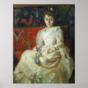 Gallen-Kallela - A Woman In A Whirlwind Poster