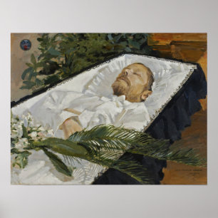 Gallen-Kallela - Lauri Kivekas In His Coffin Poster