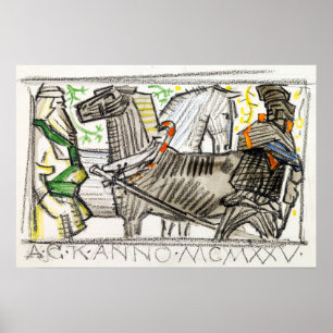 Gallen-Kallela - Poetry, Draught, Great-Kalevala Poster