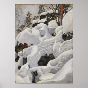 Gallen-Kallela - The Lair Of The Lynx Poster