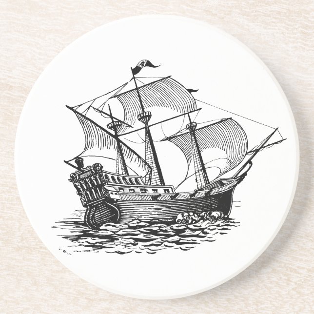 Galleon Coaster (Front)