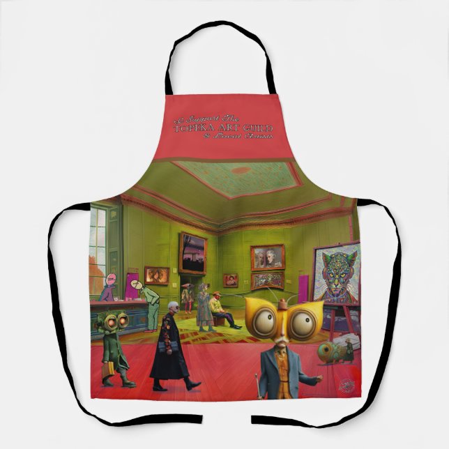 Gallery Collage for Topeka Art Guild Apron (Front)
