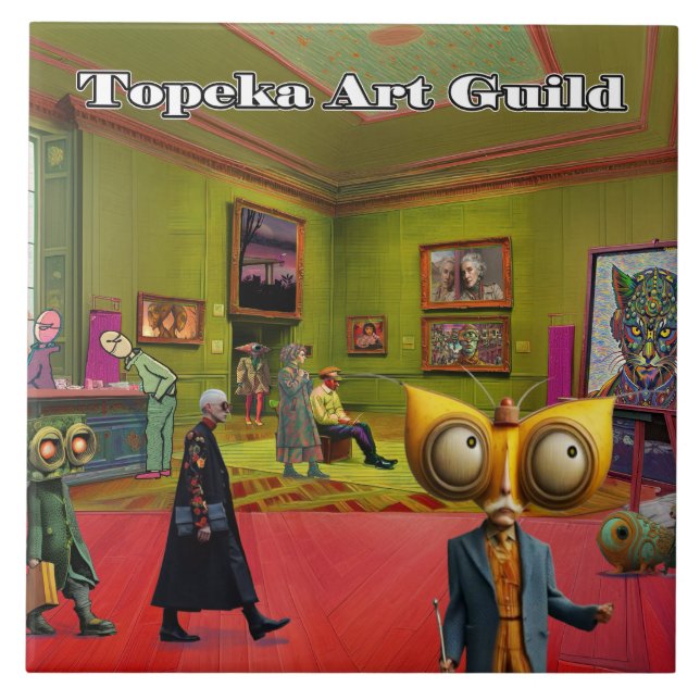 Gallery Collage for Topeka Art Guild Tile (Front)