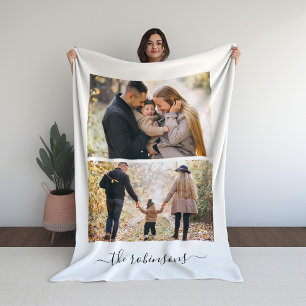 Gallery of 2 Personalised Fleece Blanket