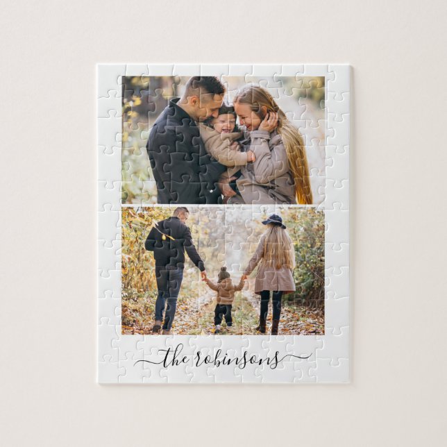 Gallery of 2 Personalised Photo Jigsaw Puzzle (Vertical)