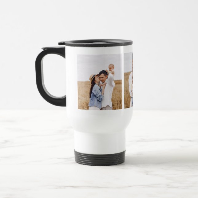 Gallery of 3 Personalised Photo Travel Mug (Left)