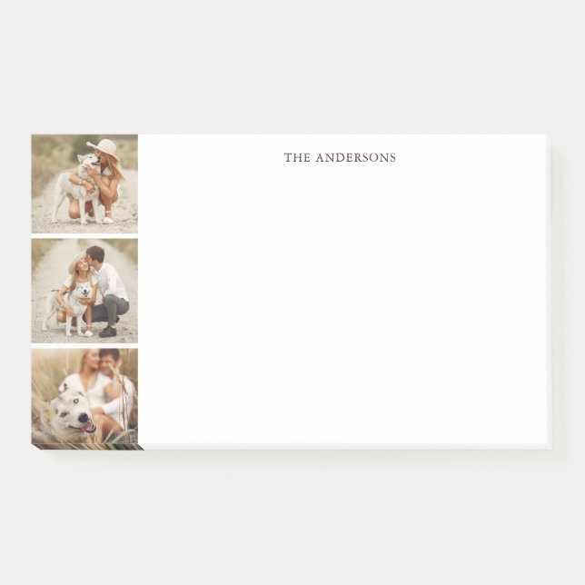 Gallery of 3 Personalized Photo Post-it Notes (Front)