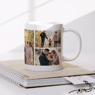 Gallery of 4 Personalised Photo  Coffee Mug