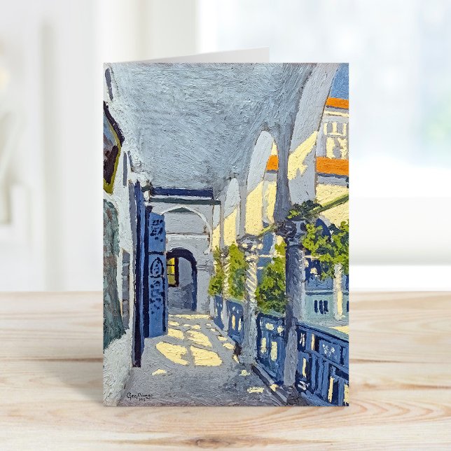 Gallery of a Moroccan Riad | Georges Gaudion Card (Creator Uploaded)