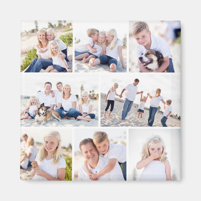 Gallery Of Eight Custom Colour Photo Magnet (Front)