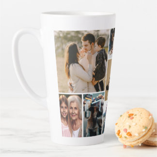 Gallery of Eight Photos for Cherished Memories Latte Mug