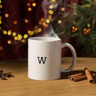Gallery of One Image with Monogram  Coffee Mug