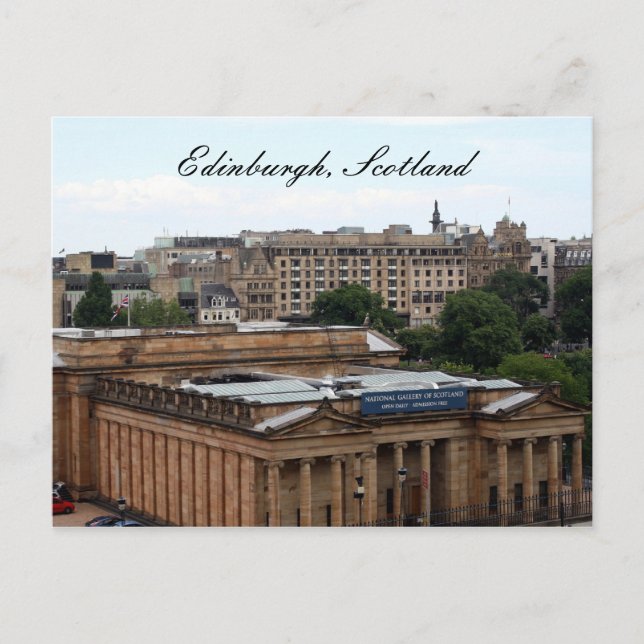 gallery of scotland postcard (Front)