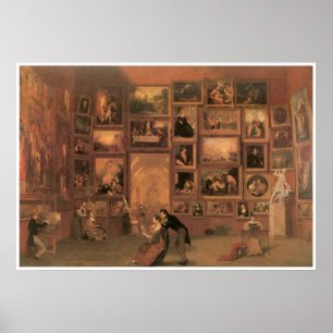 Gallery of the Louvre 1831-33 Poster