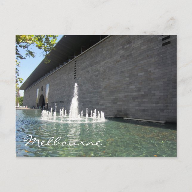 gallery victoria fountain postcard (Front)