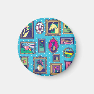 Gallery Wall: Diverse Picture Collection Magnet