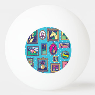 Gallery Wall: Diverse Picture Collection Ping Pong Ball