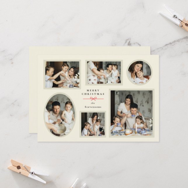 Gallery Wall Holiday Card (Front/Back In Situ)