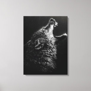 Gallery Wrapped Stretched   Wolf Decor Gifts 