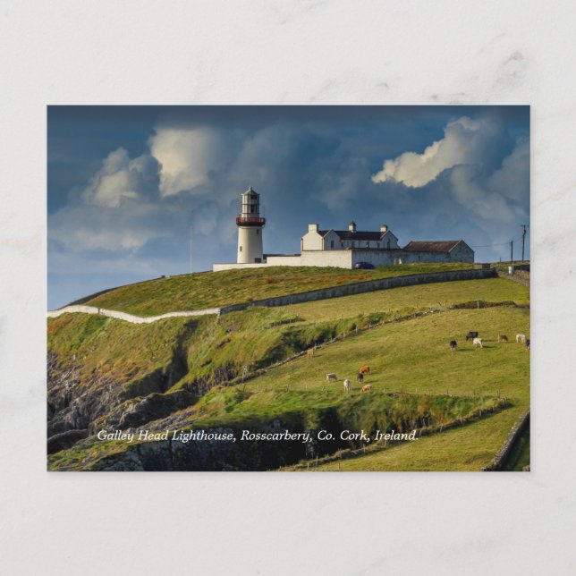 Galley Head Lighthouse, Co. Cork Ireland Postcard (Front)